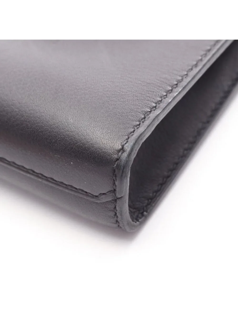 Hermes Shoulder Bag Sac A Depeches 29 Black Leather